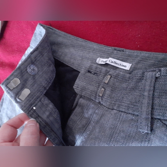 Grey wide-leg professional slacks, 4 - Picture 4 of 16